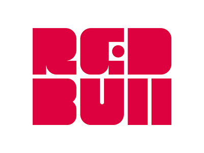 Red Bull design faelpt graphic design instagram lettering letters logo red bull type typedesign typography