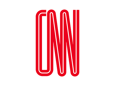 CNN cnn design faelpt graphic design instagram lettering letters logo logo design type typedesign typography