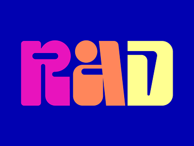RAD design faelpt graphic design instagram lettering rad type type design typography word