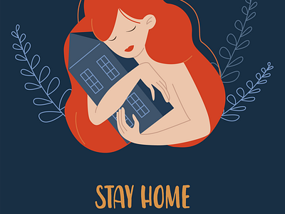 stay home is actual again art design illustration illustration art illustrator painting procreate procreateapp vector web