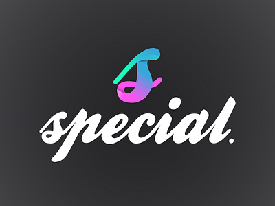 Special branding design icon illustration lettering logo type vector