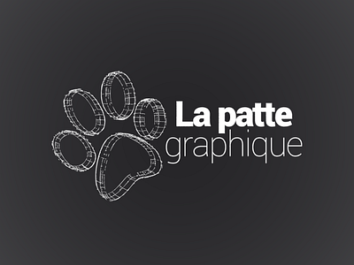 Patte Graphique branding design icon identity illustration lettering logo type vector