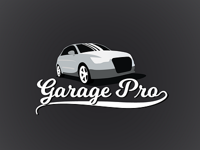 Garage Pro - Logo Concept branding design identity logo vector