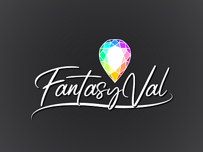 Fantasyval branding design icon identity illustration logo vector
