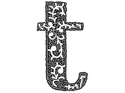 T design lettering type typography vector