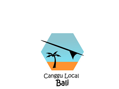 Canggu Local Bali branding design flat identity illustration illustrator logo minimal type vector
