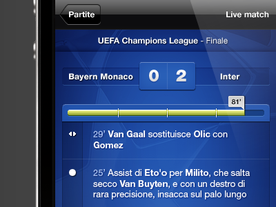 Live Match iPhone