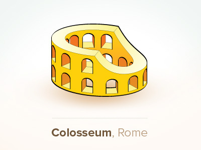 Colosseum Icon history icon italy place rome