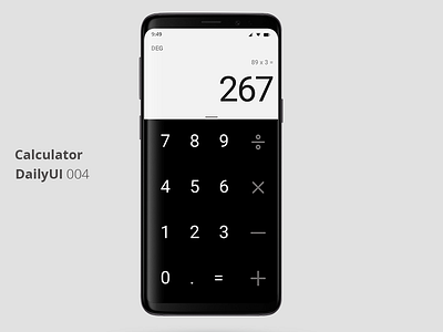 DailyUi 004 Calculator