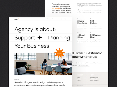 desire agency ✨ agency branding desire ecommerce ui design visual interface