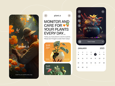 Plant care calendar 🧡🪴