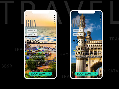 Travel App Design