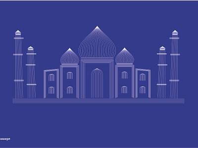 Illustration Tajmahal