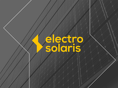 Electro solaris logo branding design e electricity energy flat letter s lightning logo logo design s solar elements solar energy spark vector