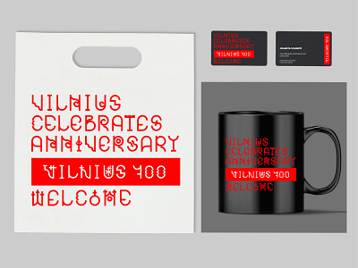 8 Vilnius 700 Logo branding design logo typography