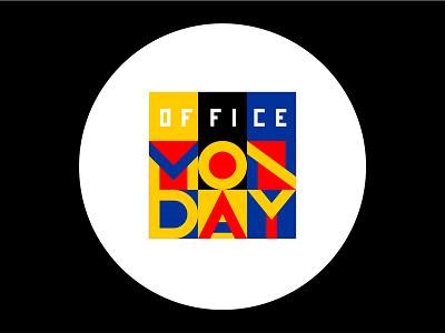 Office Monday logo branding design flat logo vector