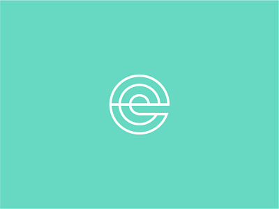20190901 e circle circular e e logo ecommerce green logo logo design vector