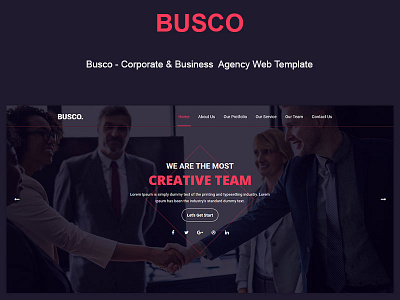 Busco - Corporate & Business Agency Website Template