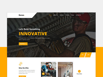 Banao - Construction HTML Template