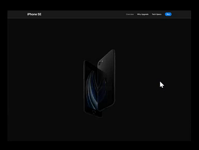iPhone SE re-creation Design completely made in Figma animation apple figma iphone iphone x iphonex smartanimate webdesign website