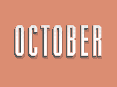 October design graphic modern text type typography