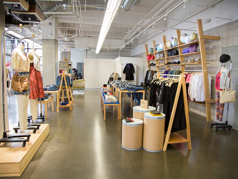 Rare x Goodwill Retail Design display fixtures interior design retail store retail design