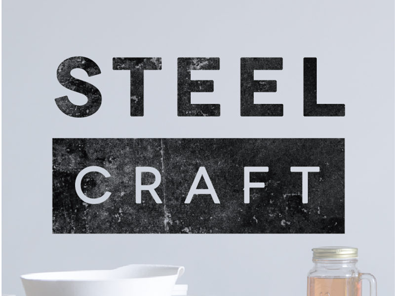 Steelcraft Branding & Logo by Ruthi Daugherty on Dribbble