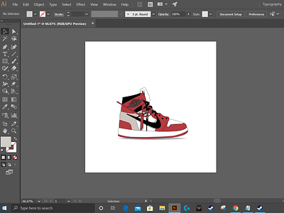 Nike Air Jordan beta version .