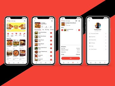 Food Ordering UI by Bathri akash on Dribbble