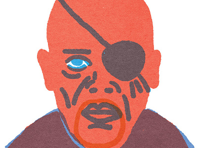 "Quick Portrait" Samuel L. Jackson, Nick Fury marvel theavengers