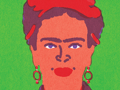 "Quick Portrait" Frida Kahlo art portraits quickportraits