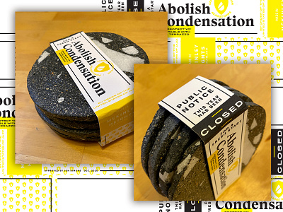 Abolish Condensation: Terrazzo Coasters 2020 abolish closed coasters concrete condensation new year protection