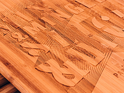 Mix & Mingle, Slice & Dice: Close up close up cut cutting board laser