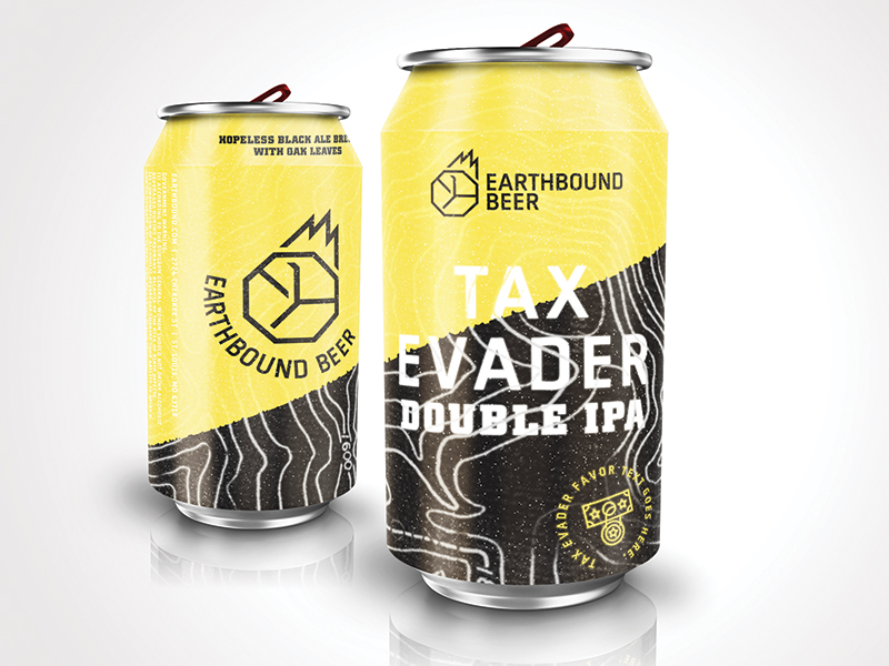Earthbound Beer Can - Tax Evader.