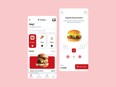 Food app app artwork delicious design designer designers dribbble food illustration ui