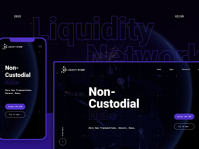 Liquidity Network Redesign Main Website blockchain crypto desktop design finance innovation mobile app mobile design transactions ui uidesign uiux userinetrface ux web