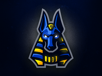 Anubis Mascot Logo angry anubis art branding design e sports egypt egyptian god gore illustration logo mascot mascot logo mythology rain vector