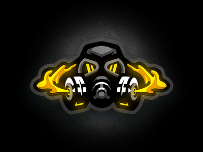 Gas Mask Mascot Logo