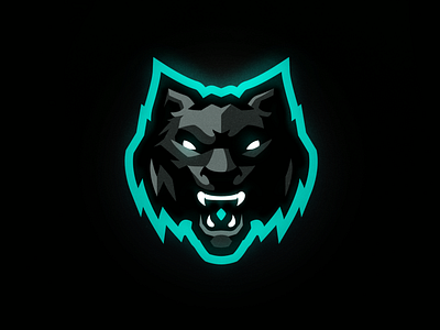 Wolf Mascot Logo by Nikita on Dribbble