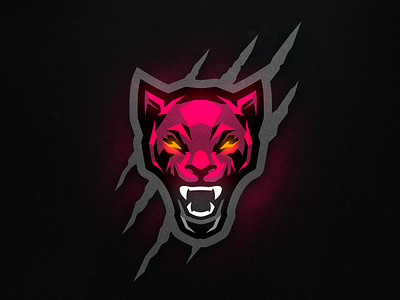 Tiger Mascot Logo angry art branding design e sports illustration logo mascot mascot logo red red gray tiger vector