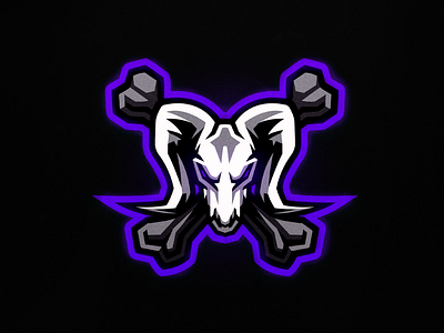 Cow Skull Mascot Logo angry art bone branding cow design e sports icon illustration logo mascot mascot logo skull skull and crossbones vector west