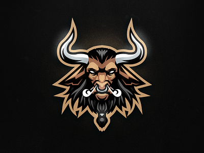 Minotaur Mascot Logo