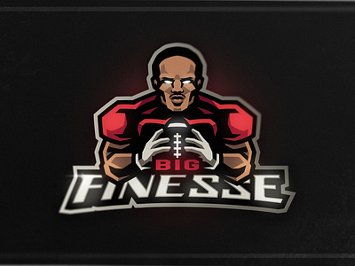 Big Finesse Mascot Logo