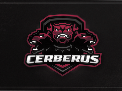 Cerberus Mascot Logo angry art branding cerberus demon design devil dog e sports evil hell illustration logo mascot mascot logo vector
