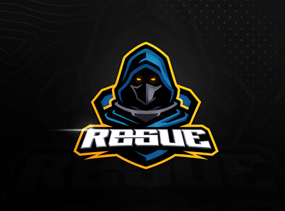 Rogue mascot logo redesign angry art branding design e sports hood illustration logo mascot mascot logo mask ninja rogue vector