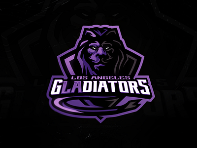 Los Angeles Gladiators mascot logo redesign