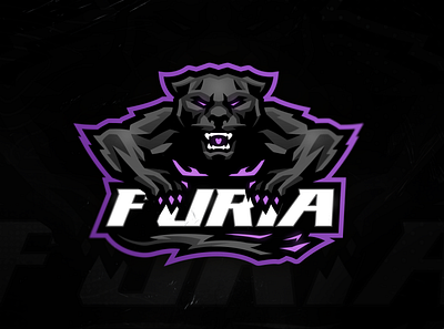 Furia mascot logo redesign branding design e sports furia illustration logo mascot mascot logo panther tiger typography ui ux vector
