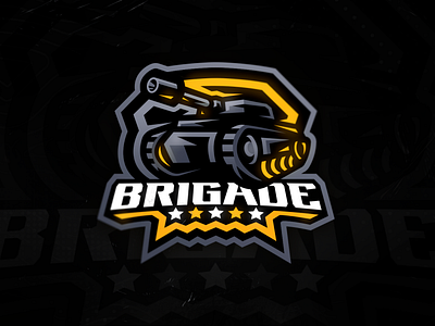 Tank mascot logo