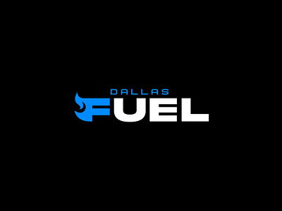 Dallas Fuel logo redesign blue branding dallas fuel design e sports fire fuel illustration logo mascot mascot logo typography ui ux vector