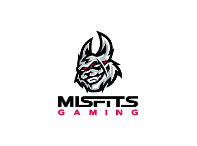 Misfits Gaming logo redesign branding bunny design e sports esports illustration logo mascot mascot logo misfits misfitsgaming misfitsgg rabbit typography ui ux vector